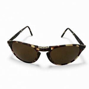 Persol Folding Polarized Brown Lenses Tortoise Frame Sunglasses PO0714